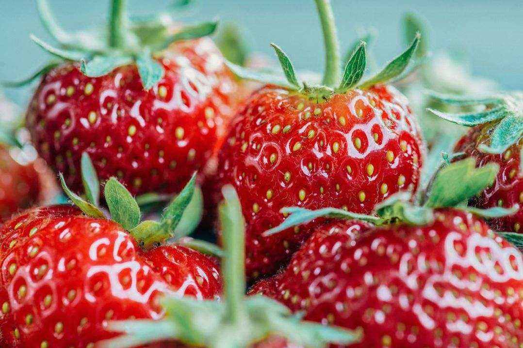 Markt met verse producten
